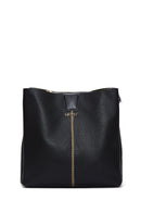 Women's Black Casual Shoulder Bag | Derimod Women's Black Casual Shoulder Bag | Derimod