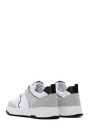 Kadın Beyaz Süet Detaylı Sneaker | Derimod Kadın Beyaz Süet Detaylı Sneaker | Derimod