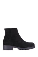 Zippered Women's Suede Boots | Derimod Zippered Women's Suede Boots | Derimod