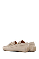 Men's Beige Suede Leather Loafer | Derimod Men's Beige Suede Leather Loafer | Derimod