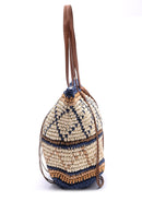 Women's Patterned Straw Bag | Derimod Women's Patterned Straw Bag | Derimod