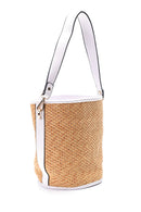 Women's Straw Shoulder Bag | Derimod Women's Straw Shoulder Bag | Derimod