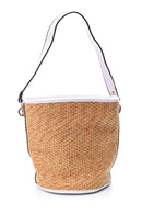 Women's Straw Shoulder Bag | Derimod Women's Straw Shoulder Bag | Derimod