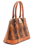Women's Crocodile Patterned Shoulder Bag | Derimod Women's Crocodile Patterned Shoulder Bag | Derimod