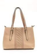 Women's Knitted Detailed Shoulder Bag | Derimod Women's Knitted Detailed Shoulder Bag | Derimod