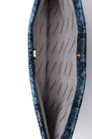 Women's Snake Patterned Clutch Bag | Derimod Women's Snake Patterned Clutch Bag | Derimod