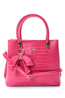 Women's Crocodile Patterned Bag | Derimod Women's Crocodile Patterned Bag | Derimod