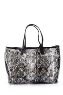 Women's Crocodile Patterned Transparent Bag | Derimod Women's Crocodile Patterned Transparent Bag | Derimod