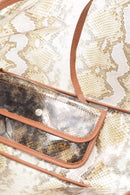 Women's Crocodile Patterned Transparent Bag | Derimod Women's Crocodile Patterned Transparent Bag | Derimod