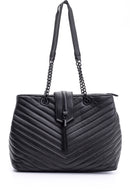 Women's Quilted Shoulder Bag | Derimod Women's Quilted Shoulder Bag | Derimod