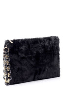Women's Plush Portfolio Bag | Derimod Women's Plush Portfolio Bag | Derimod