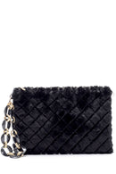 Women's Plush Portfolio Bag | Derimod Women's Plush Portfolio Bag | Derimod
