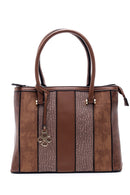 Women's Crocodile Detailed Shoulder Bag | Derimod Women's Crocodile Detailed Shoulder Bag | Derimod