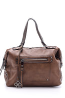 Women's Staple Detailed Shoulder Bag | Derimod Women's Staple Detailed Shoulder Bag | Derimod