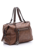 Women's Staple Detailed Shoulder Bag | Derimod Women's Staple Detailed Shoulder Bag | Derimod