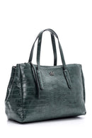 Women's Crocodile Patterned Shoulder Bag | Derimod Women's Crocodile Patterned Shoulder Bag | Derimod