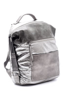 Women's Snakeskin Pattern Detailed Backpack | Derimod Women's Snakeskin Pattern Detailed Backpack | Derimod