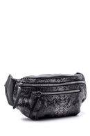 Women's Snake Pattern Waist Bag | Derimod Women's Snake Pattern Waist Bag | Derimod