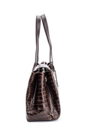 Women's Crocodile Patterned Shoulder Bag | Derimod Women's Crocodile Patterned Shoulder Bag | Derimod