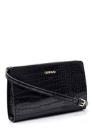 Women's Crocodile Patterned Shoulder Bag | Derimod Women's Crocodile Patterned Shoulder Bag | Derimod