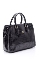 Women's Crocodile Patterned Shoulder Bag | Derimod Women's Crocodile Patterned Shoulder Bag | Derimod