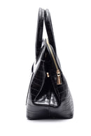 Women's Crocodile Patterned Shoulder Bag | Derimod Women's Crocodile Patterned Shoulder Bag | Derimod