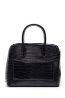 Women's Crocodile Patterned Shoulder Bag | Derimod Women's Crocodile Patterned Shoulder Bag | Derimod