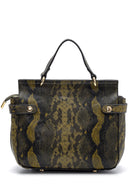Women's Snakeskin Patterned Bag | Derimod Women's Snakeskin Patterned Bag | Derimod