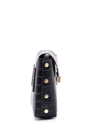 Women's Crocodile Patterned Crossbody Bag | Derimod Women's Crocodile Patterned Crossbody Bag | Derimod
