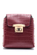 Women's Crocodile Patterned Crossbody Bag | Derimod Women's Crocodile Patterned Crossbody Bag | Derimod
