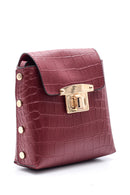 Women's Crocodile Patterned Crossbody Bag | Derimod Women's Crocodile Patterned Crossbody Bag | Derimod