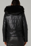Loretta Women's Black Teddy Jacket | Derimod Loretta Women's Black Teddy Jacket | Derimod