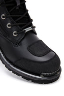Harley Davidson Erkek Siyah Riddick Deri Postal Bot | Derimod Harley Davidson Erkek Siyah Riddick Deri Postal Bot | Derimod