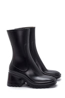 Women's Black Heeled Boots | Derimod Women's Black Heeled Boots | Derimod