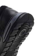 Men's Black Leather Casual Sneaker | Derimod Men's Black Leather Casual Sneaker | Derimod
