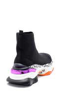 Women's Thick Colored Sole Sock Boots | Derimod Women's Thick Colored Sole Sock Boots | Derimod