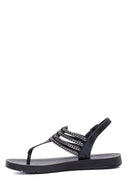 Women's Black Flip Flops Sandals | Derimod Women's Black Flip Flops Sandals | Derimod