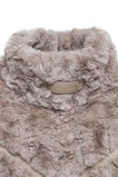 Melrose Kadın Vizon Teddy Deri Mont | Derimod Melrose Kadın Vizon Teddy Deri Mont | Derimod