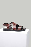 Brown Men's Leather Sandals | Derimod Brown Men's Leather Sandals | Derimod
