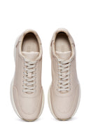 Erkek Bej Deri Sneaker | Derimod Erkek Bej Deri Sneaker | Derimod