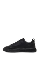Erkek Siyah Kalın Tabanlı Deri Sneaker | Derimod Erkek Siyah Kalın Tabanlı Deri Sneaker | Derimod