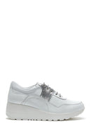 Women's Leather High Sole Sneaker | Derimod Women's Leather High Sole Sneaker | Derimod