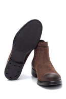 Men's Leather Nubuck Chelsea Boots | Derimod Men's Leather Nubuck Chelsea Boots | Derimod