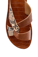 Women's Snakeskin Patterned Slippers | Derimod Women's Snakeskin Patterned Slippers | Derimod