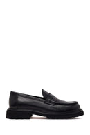 Erkek Siyah Deri Casual Loafer | Derimod Erkek Siyah Deri Casual Loafer | Derimod