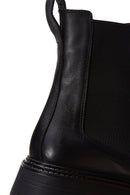 Women's Black Leather Chelsea Boots | Derimod Women's Black Leather Chelsea Boots | Derimod
