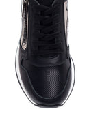 Kadın Deri Fermuarlı Sneaker | Derimod Kadın Deri Fermuarlı Sneaker | Derimod