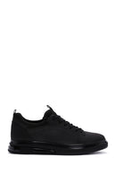 Men's Black Nubuck Leather Sneaker | Derimod Men's Black Nubuck Leather Sneaker | Derimod