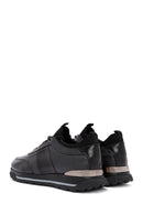 Erkek Siyah Bağcıklı Deri Casual Sneaker | Derimod Erkek Siyah Bağcıklı Deri Casual Sneaker | Derimod