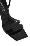 Women's Black Ankle Buckle High Thin Heel Patent Leather Sandals | Derimod Women's Black Ankle Buckle High Thin Heel Patent Leather Sandals | Derimod